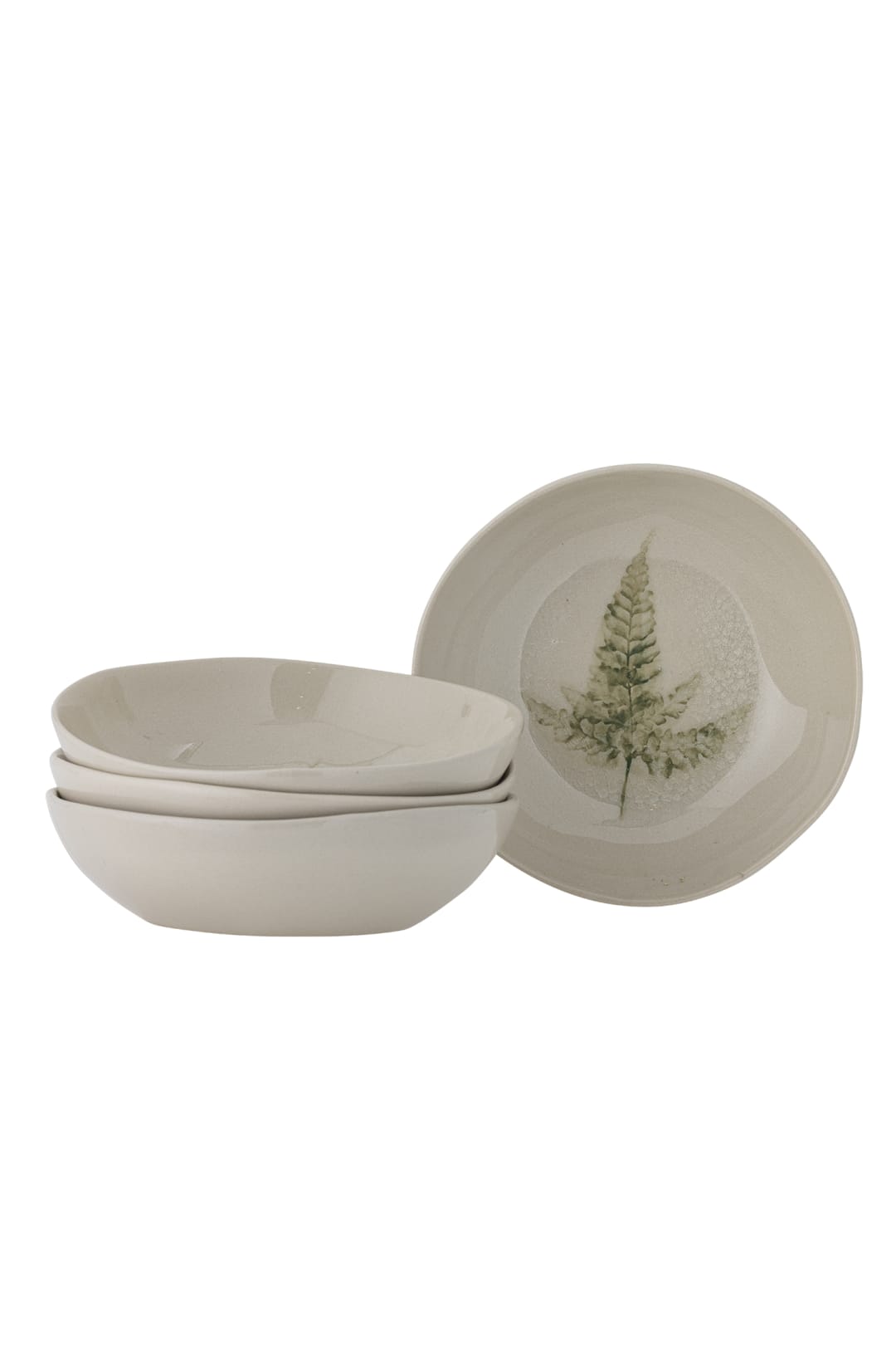 82061551 - Bea Plate Deep, Multipack, Nature, Stoneware STOCK: 300