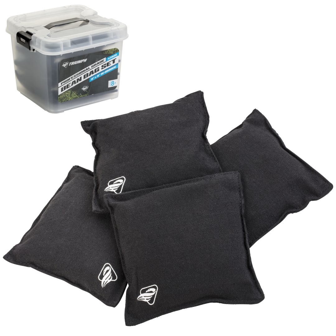 Triumph Black Canvas Cornhole 