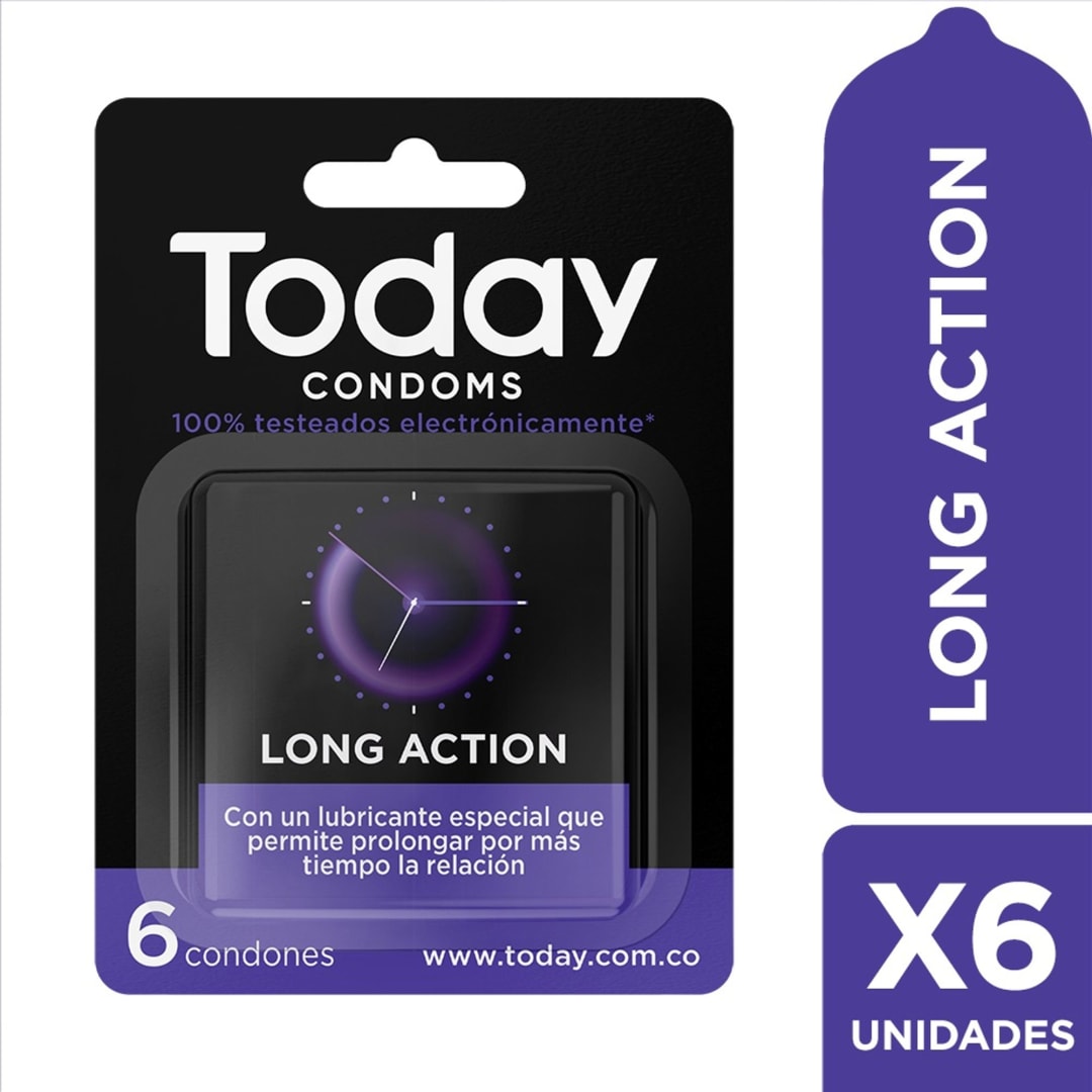 Today Condoms Long Action x6 und