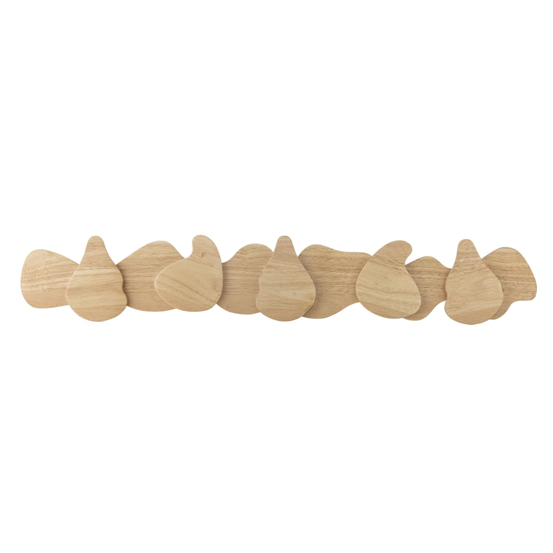 82062166 - Ross Coat Rack, Nature, Rubberwood STOCK: 31