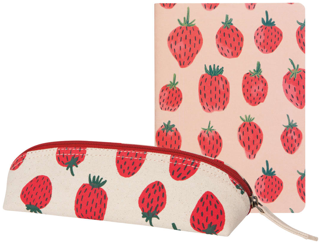 Berry Sweet Notebook & Pencil Case Set