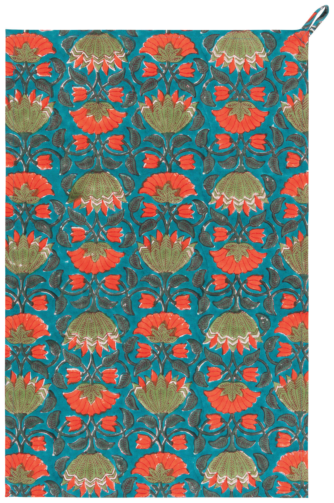 Allure Block Print Dishtowel