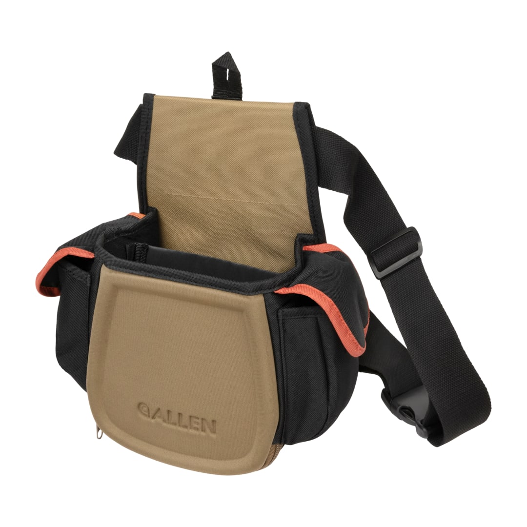 Allen Company Eliminator Pro Double Compartment Shooting Bag, Black/Coffee/Copper