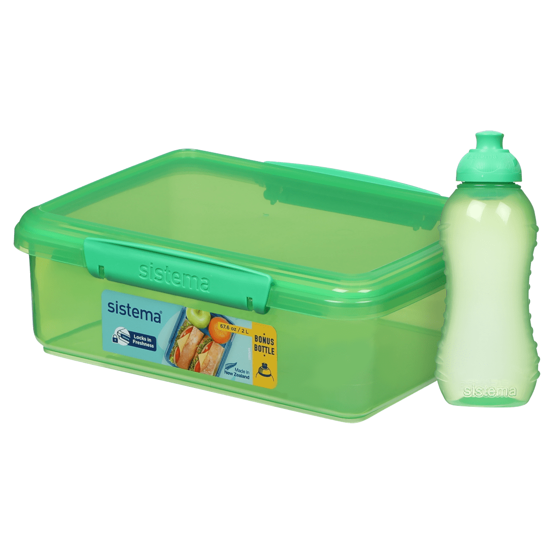 2L RECT W/330ML BTL GRN UK/FR BTS26