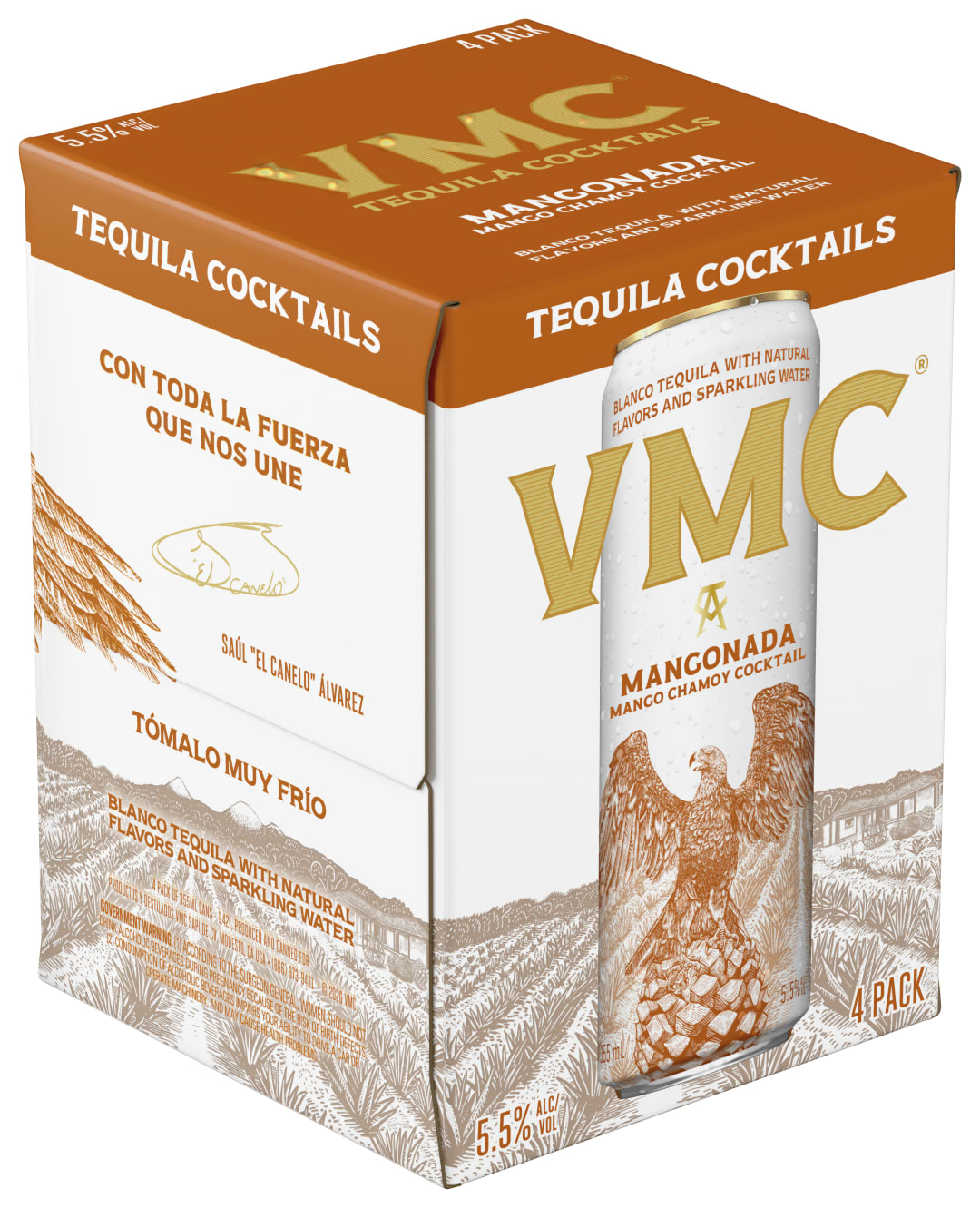 VMC Mangonada Tequila Cocktail 355ml 4 Pack Cans