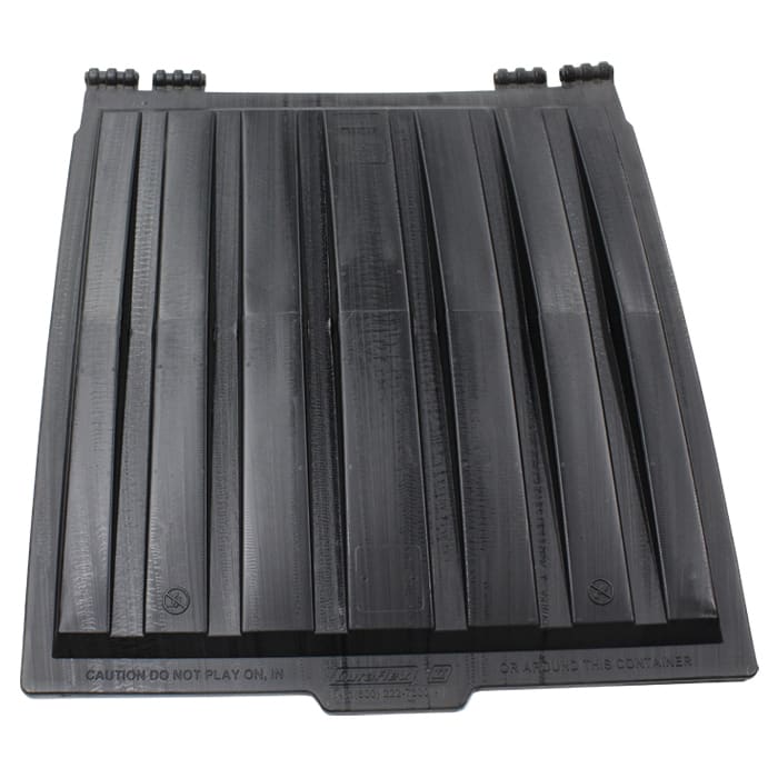 36" x 41" Poly Lid Single Wall Double Lip