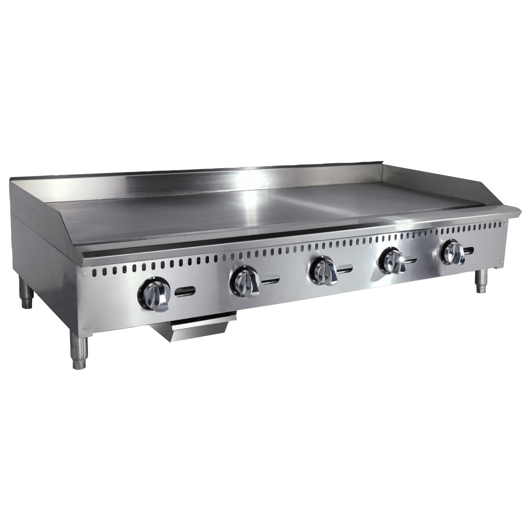 BDCTG-60T - BD,Thermostatic Gas Griddle,5 BR 150K NG