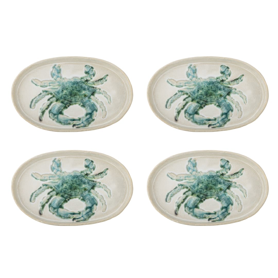 82072613 - Hadden Plate, Green, Stoneware STOCK: 300
