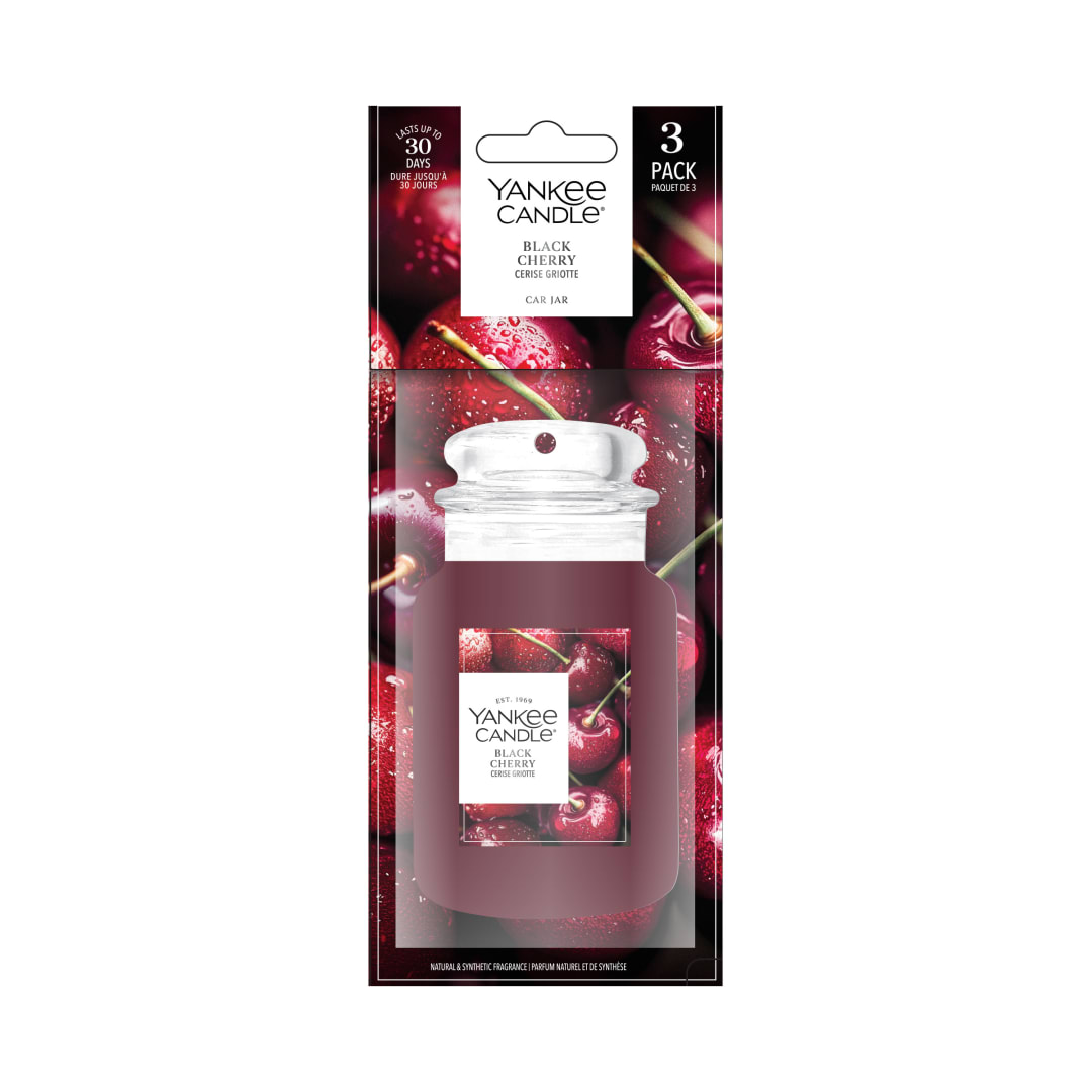 CAR JAR-3PK BLCK CHERRY YCE CLP P4