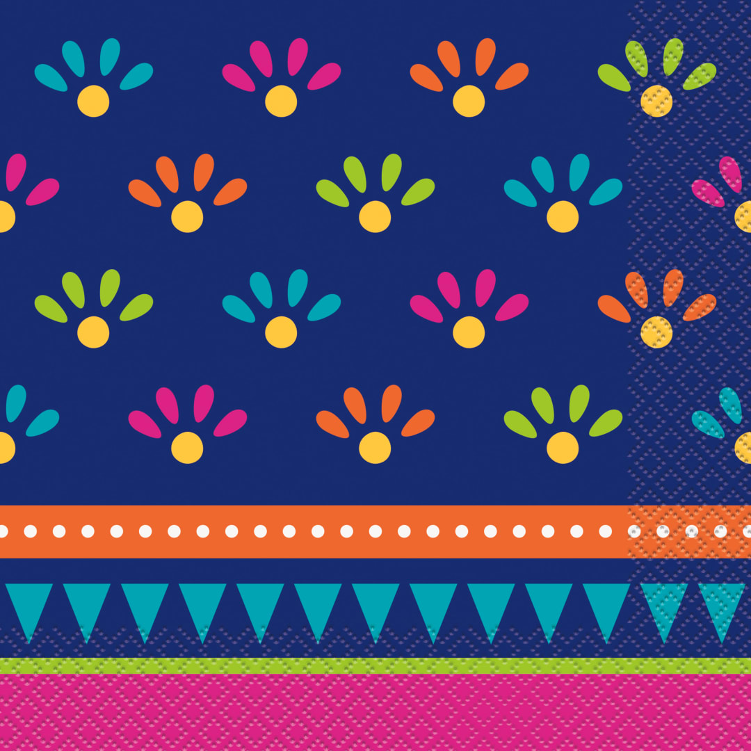 Boho Fiesta Luncheon Napkins, 20ct