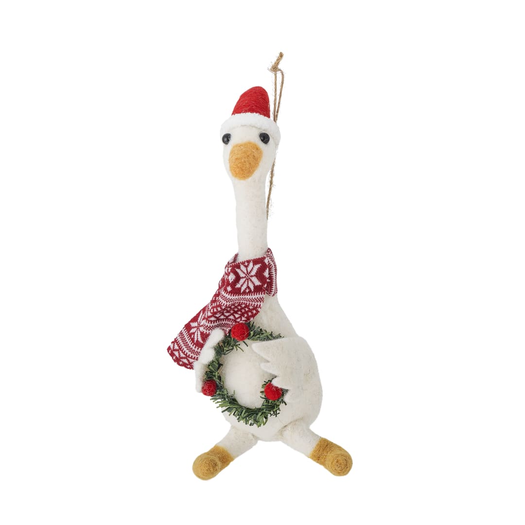 82061885 - Arlo Ornament, White, Wool STOCK: 300