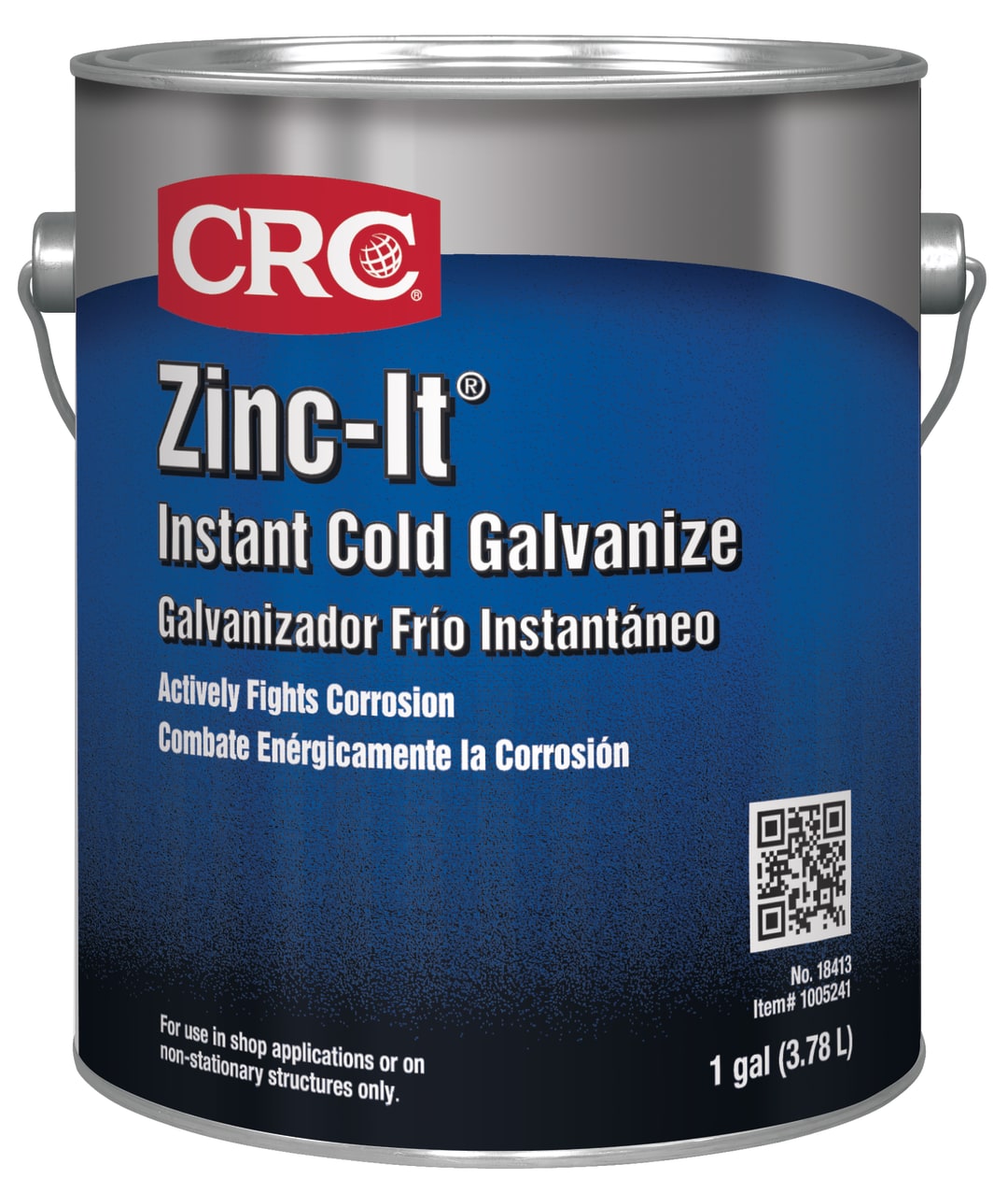 CRC Zinc-It Instant Cold Galvanize Zinc Rich Coating 1X1GL