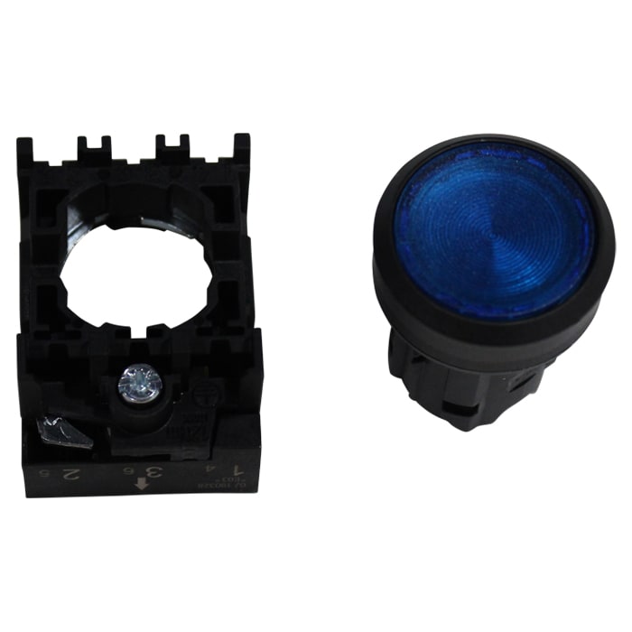 Galbreath™ Operator, 22MM Illuminated Blue