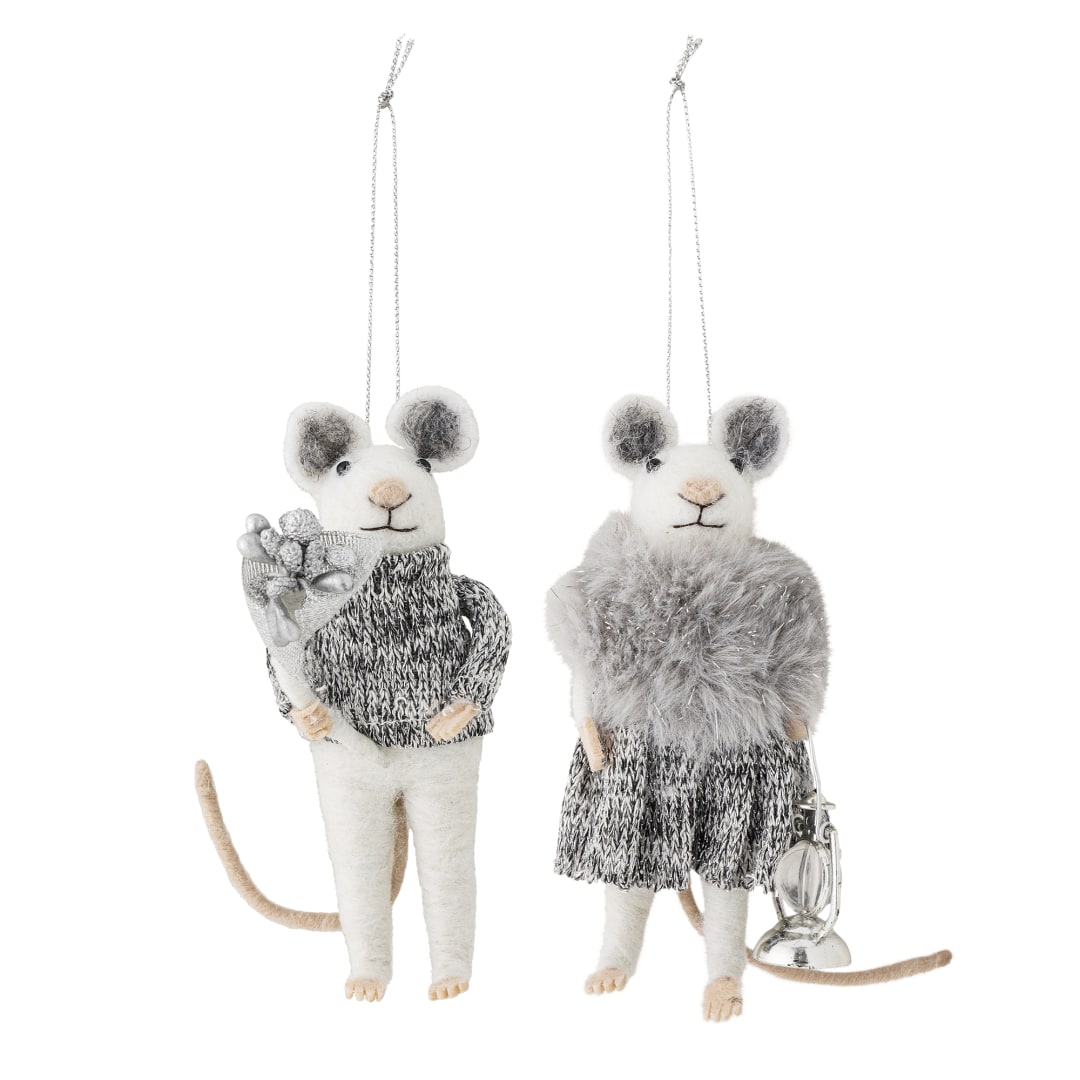 82061229 - Peo Ornament, Grey, Wool STOCK: 300
