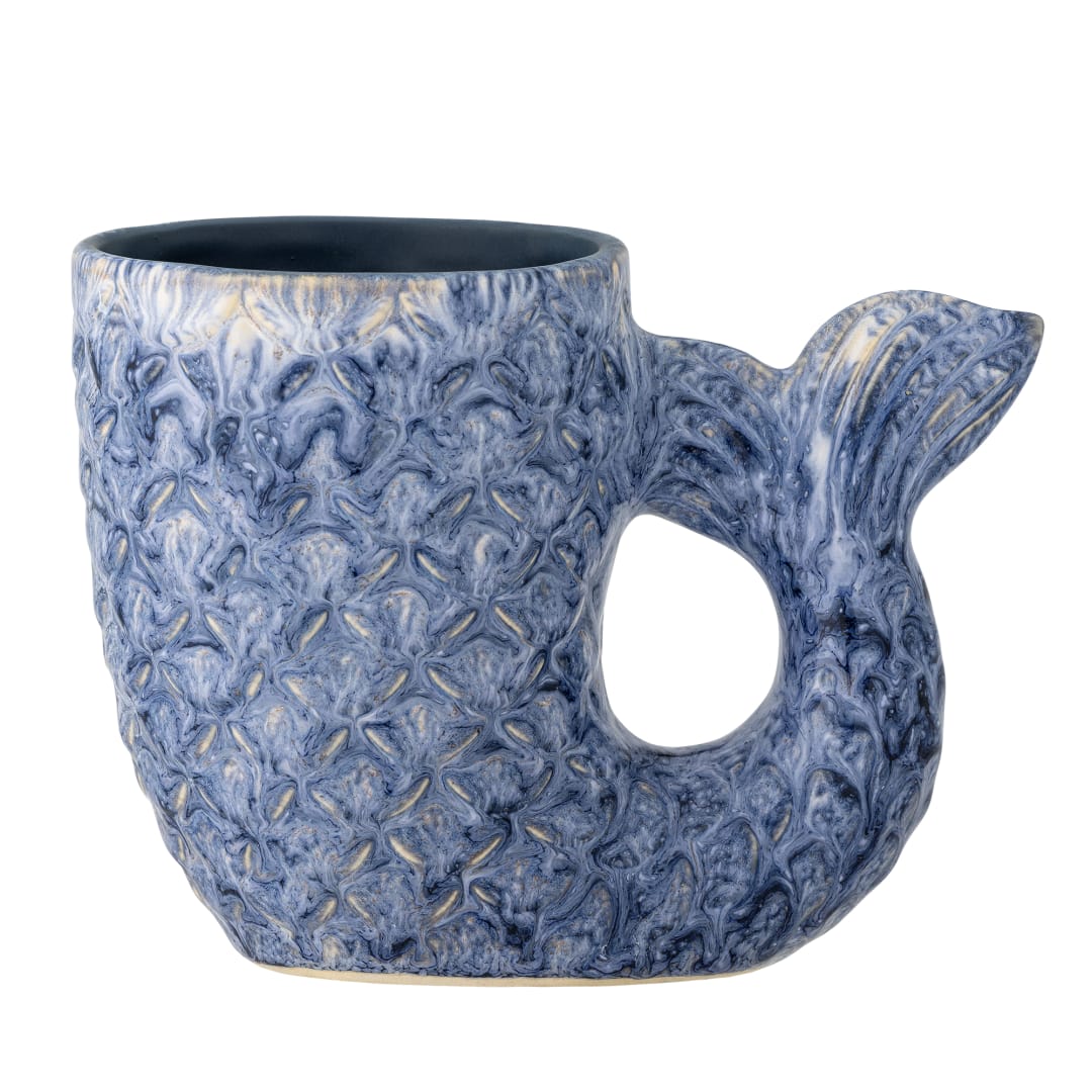 82061392 - Ariella Vase, Blue, Stoneware STOCK: 82