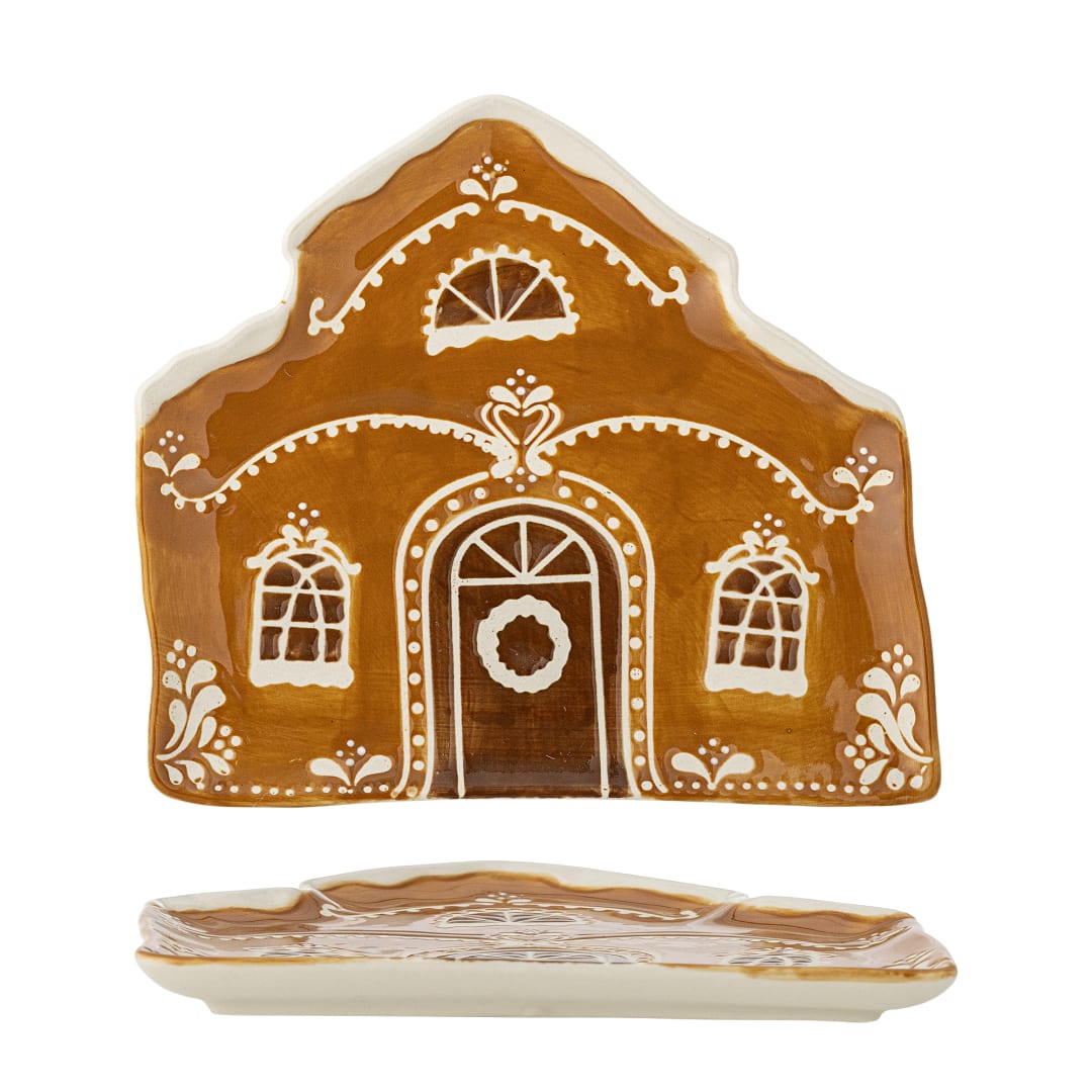 82063297 - Gina Serving Plate, Brown, Stoneware STOCK: 300