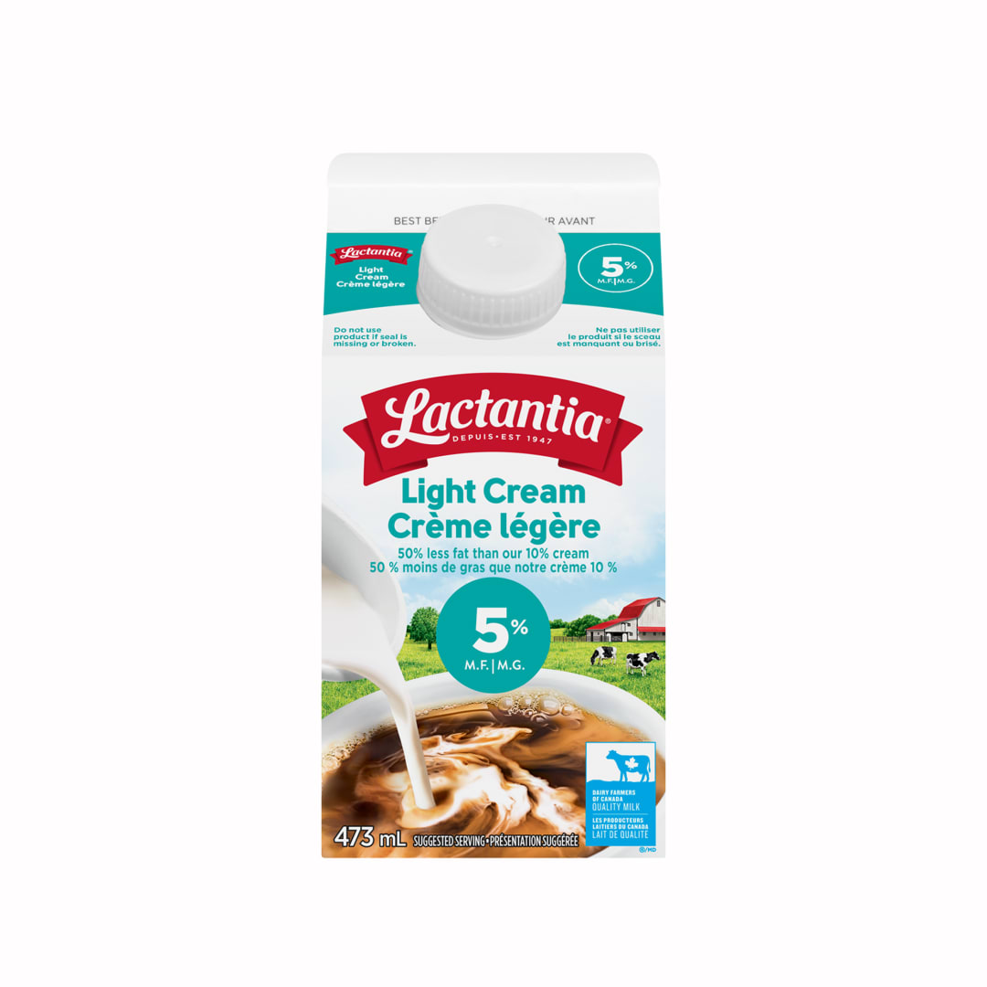 Lactantia Light Creamer, 5%, 473mL