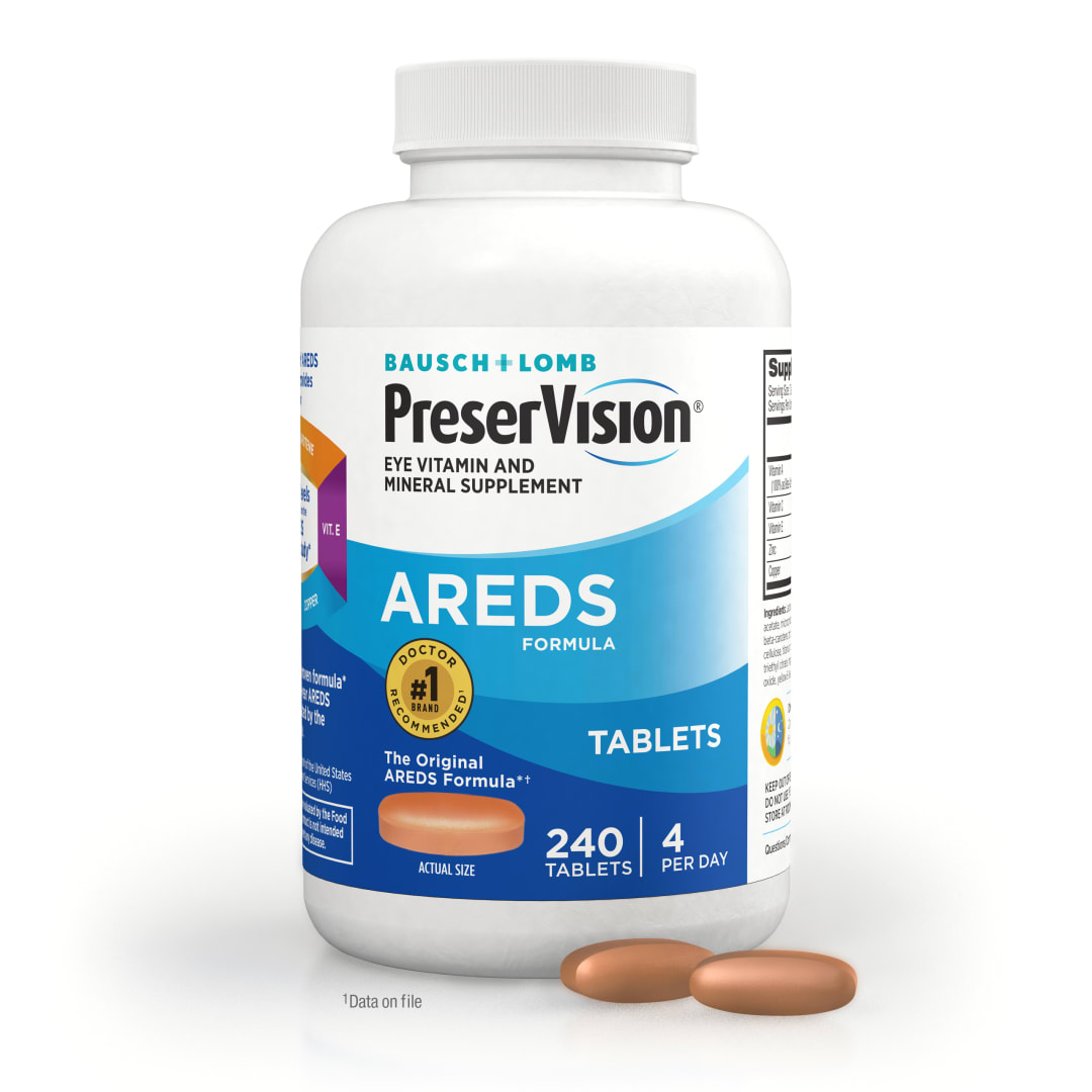 PreserVision AREDS Formula Vitamin &amp; Mineral Supplement 240 ct Tablets