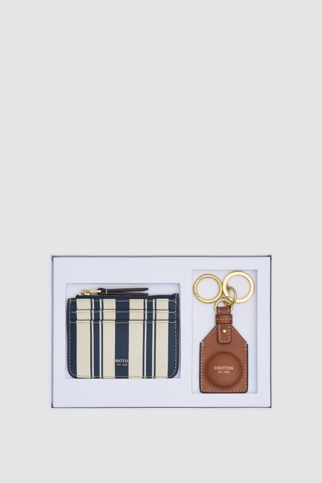 Eve Stripe 4 Credit Card Pouch and Airtag Keyring Giftpack