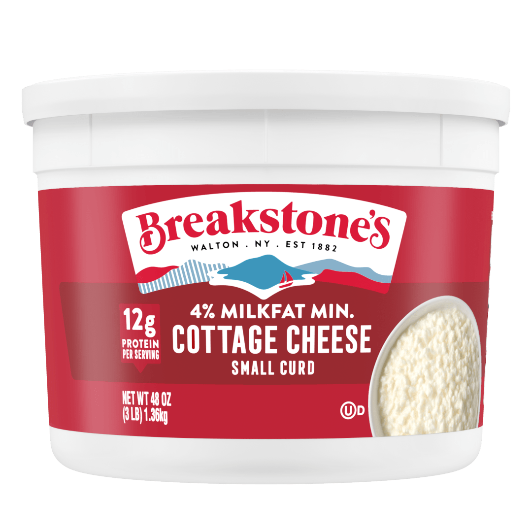 Breakstone's Lowfat Small Curd Cottage Cheese with 2% Milkfat, 48 oz Tub