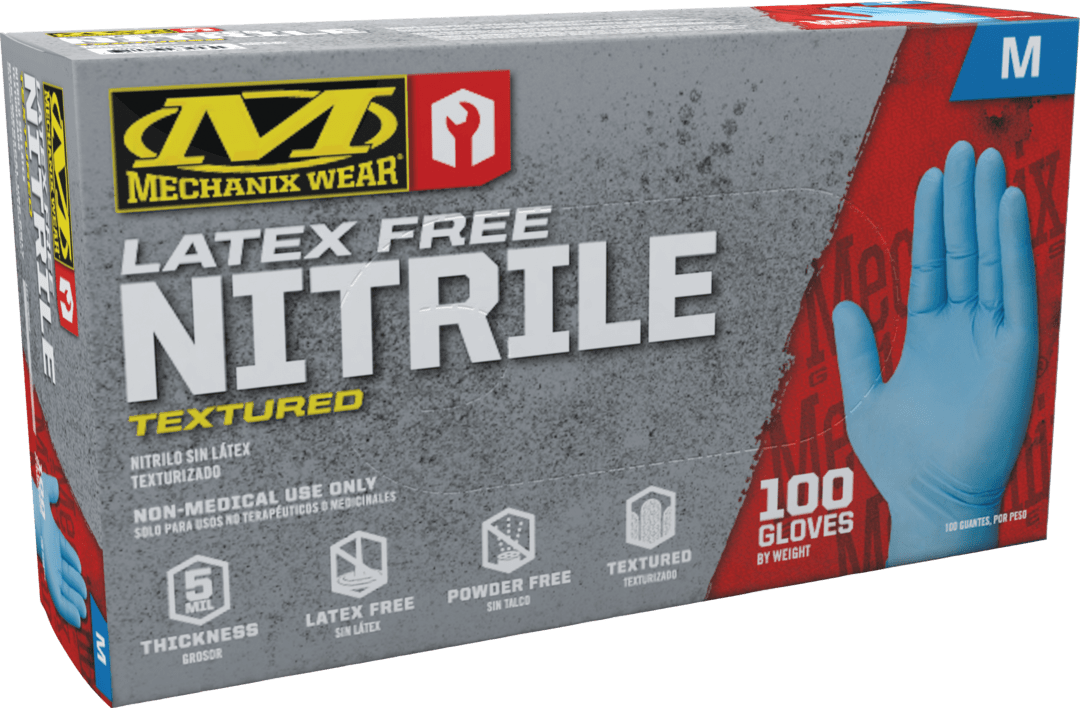 5 Mil Blue Nitrile Gloves (Pack of 100)