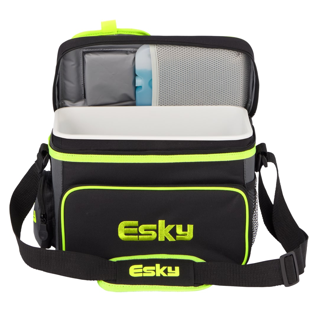 ESKY 16 CAN HYBRID COOLER BLK/YEL/GRY