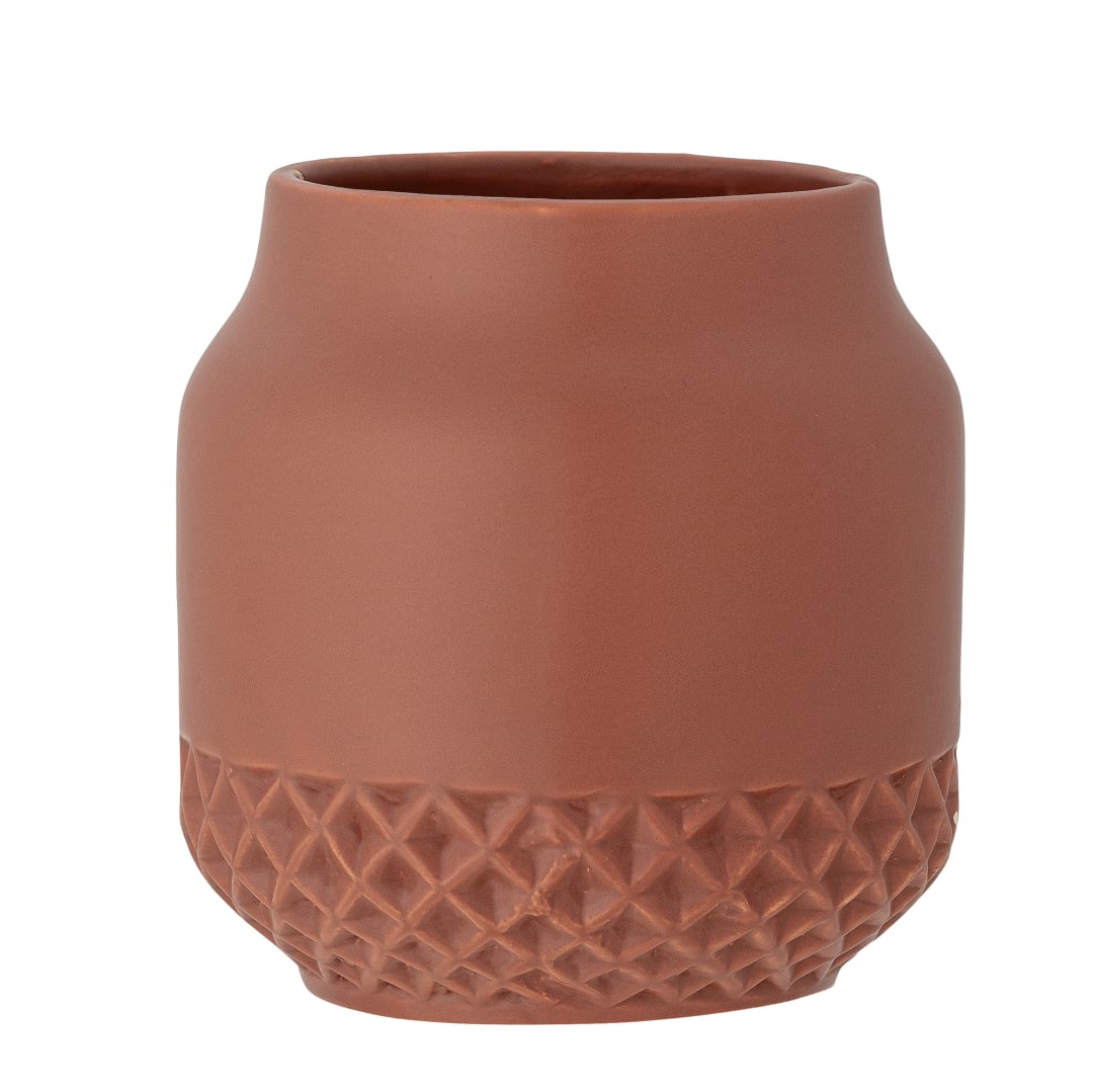 82054822 - Holden Flowerpot, Red, Stoneware STOCK: 196