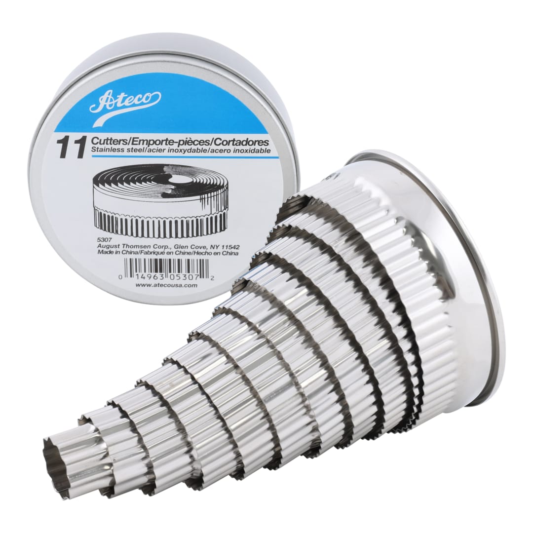AT-5307 - BISCUIT CUTTER SET SCALLOPED