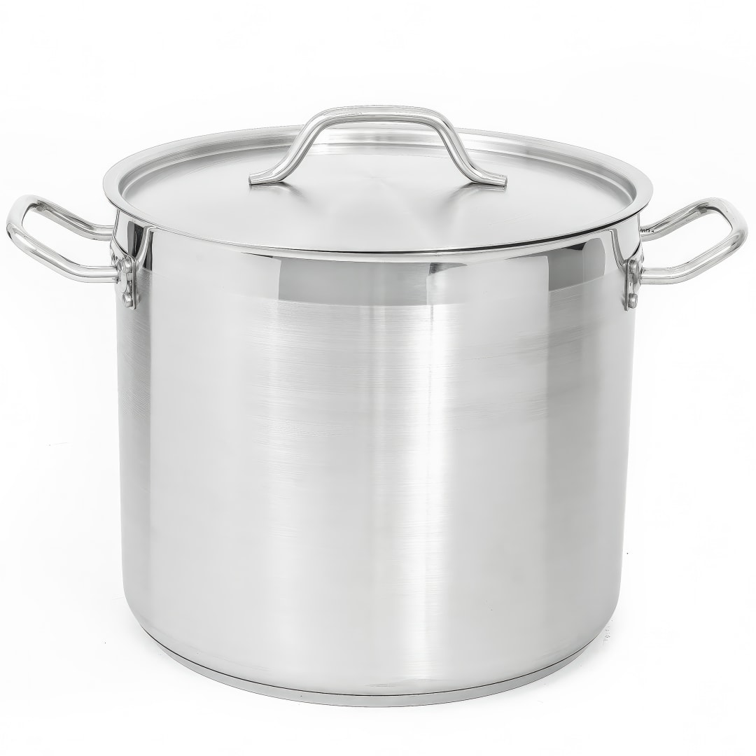 SSP-24 - STOCK POT S/S 24 QT W/COVER