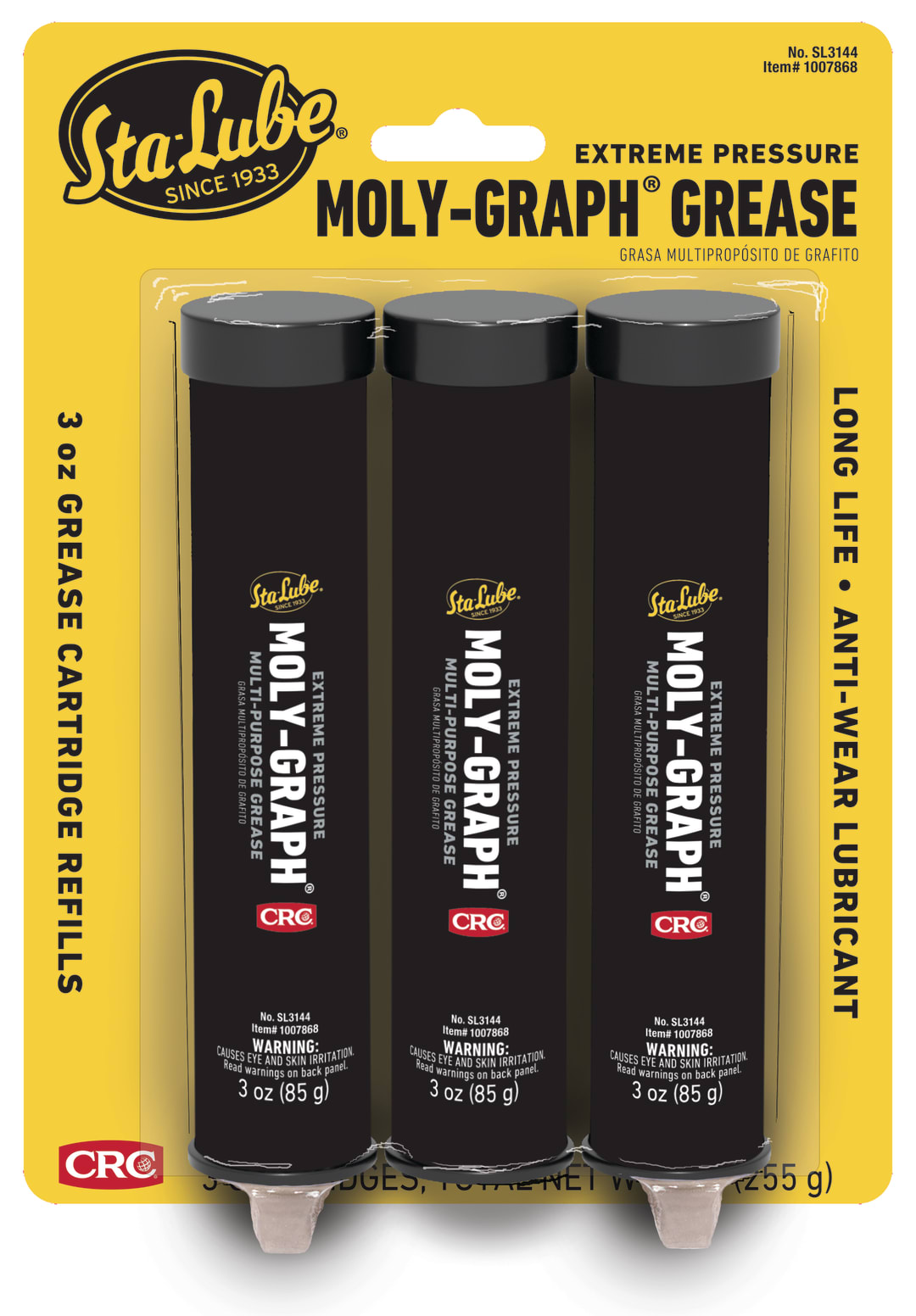 Sta-Lube Moly-Graph EP Multi-Purpose Grease 1X3OZ