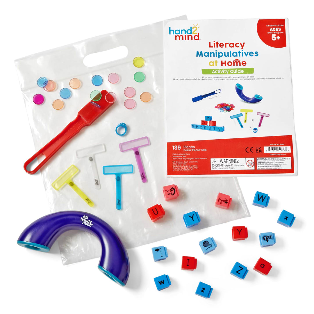 MANIPULATIVES AT HOME KIT, LITRCY G K-2