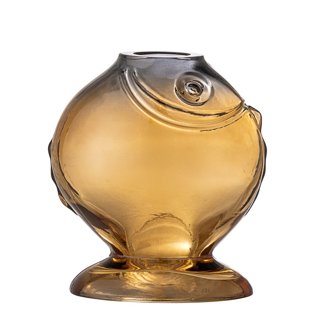 82061264 - Varga Vase, Yellow, Glass STOCK: 300