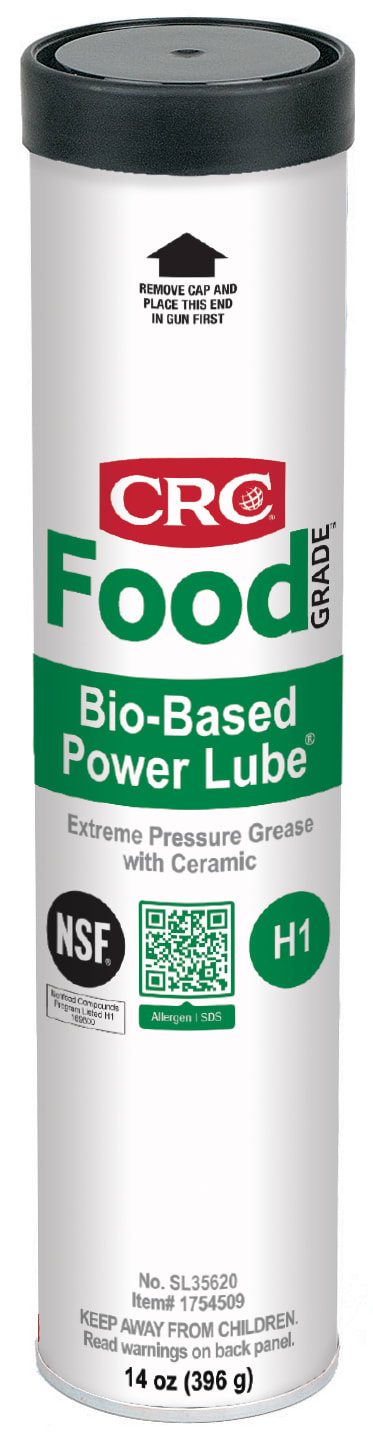 CRC Bio-Based Power Lube EP Food Grade Grease 1X14OZ