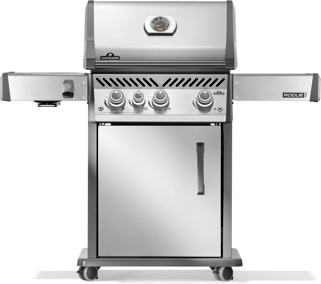 Rogue® PRO 425 Propane Gas Grill with Infrared Side Burner, Stainless Steel