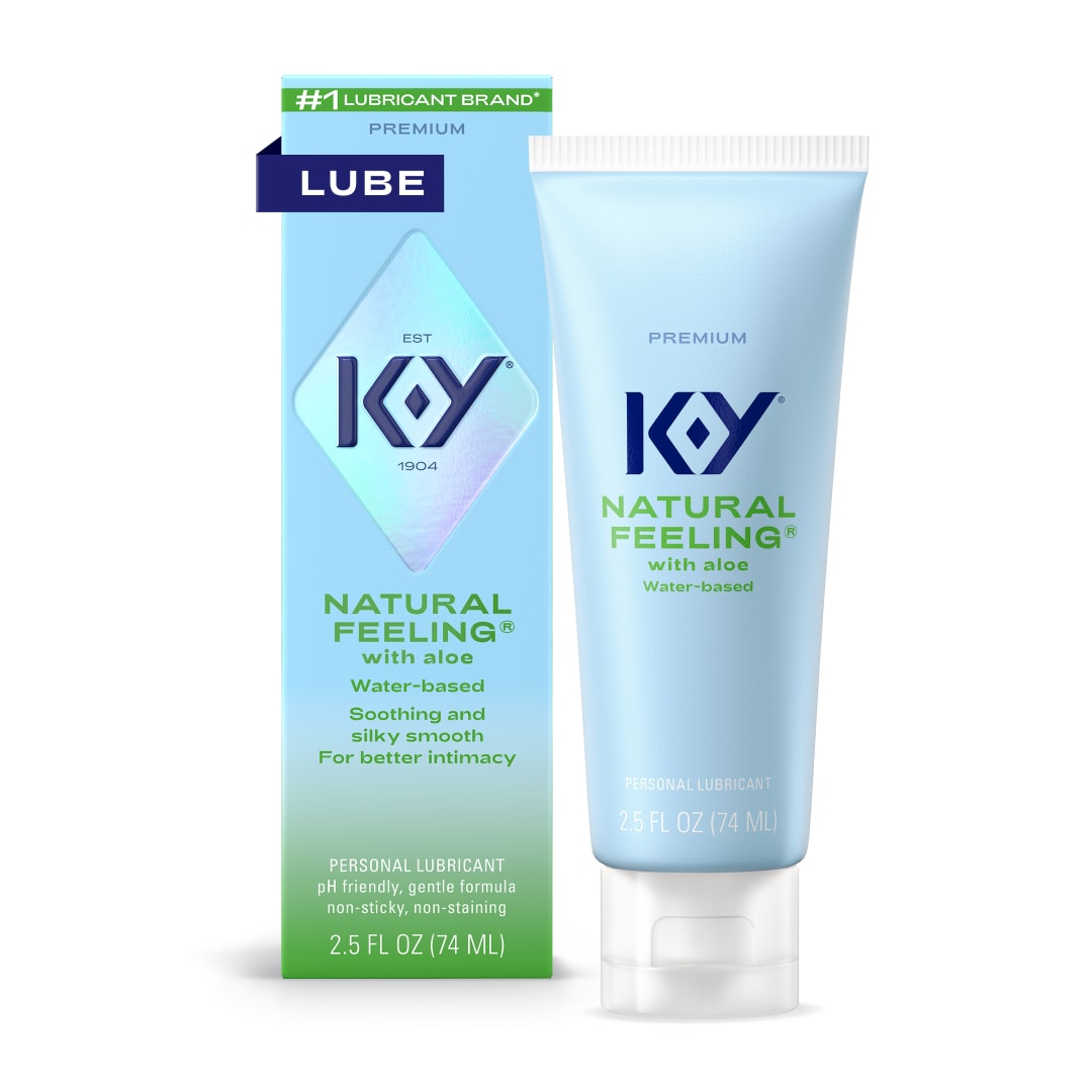 K-Y® Natural Feeling with Aloe Vera Lubricant 72/2.5 oz.