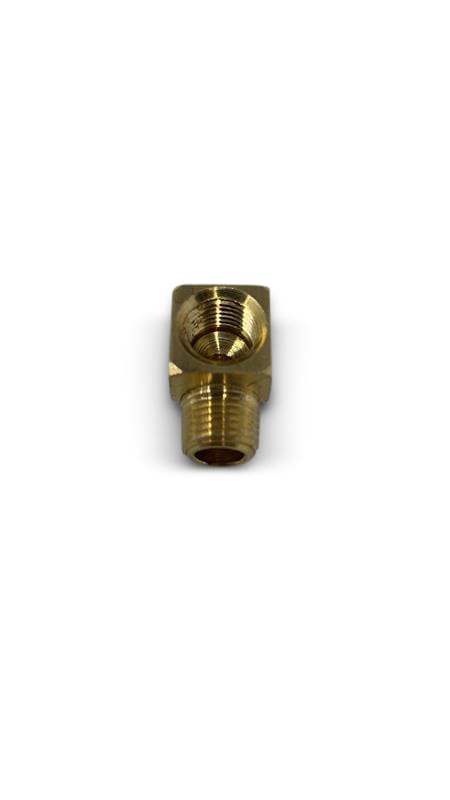 Aeroquip   1/8 X 1/8 Brass Pipe 90 Degree Straight Elbow