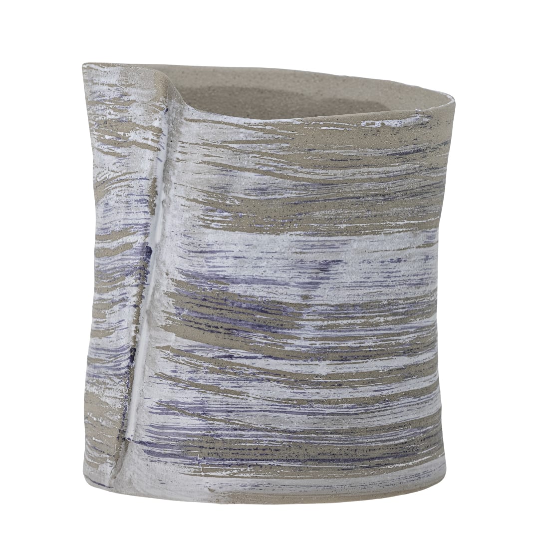 82057590 - Adelle Flowerpot, Grey, Stoneware STOCK: 300