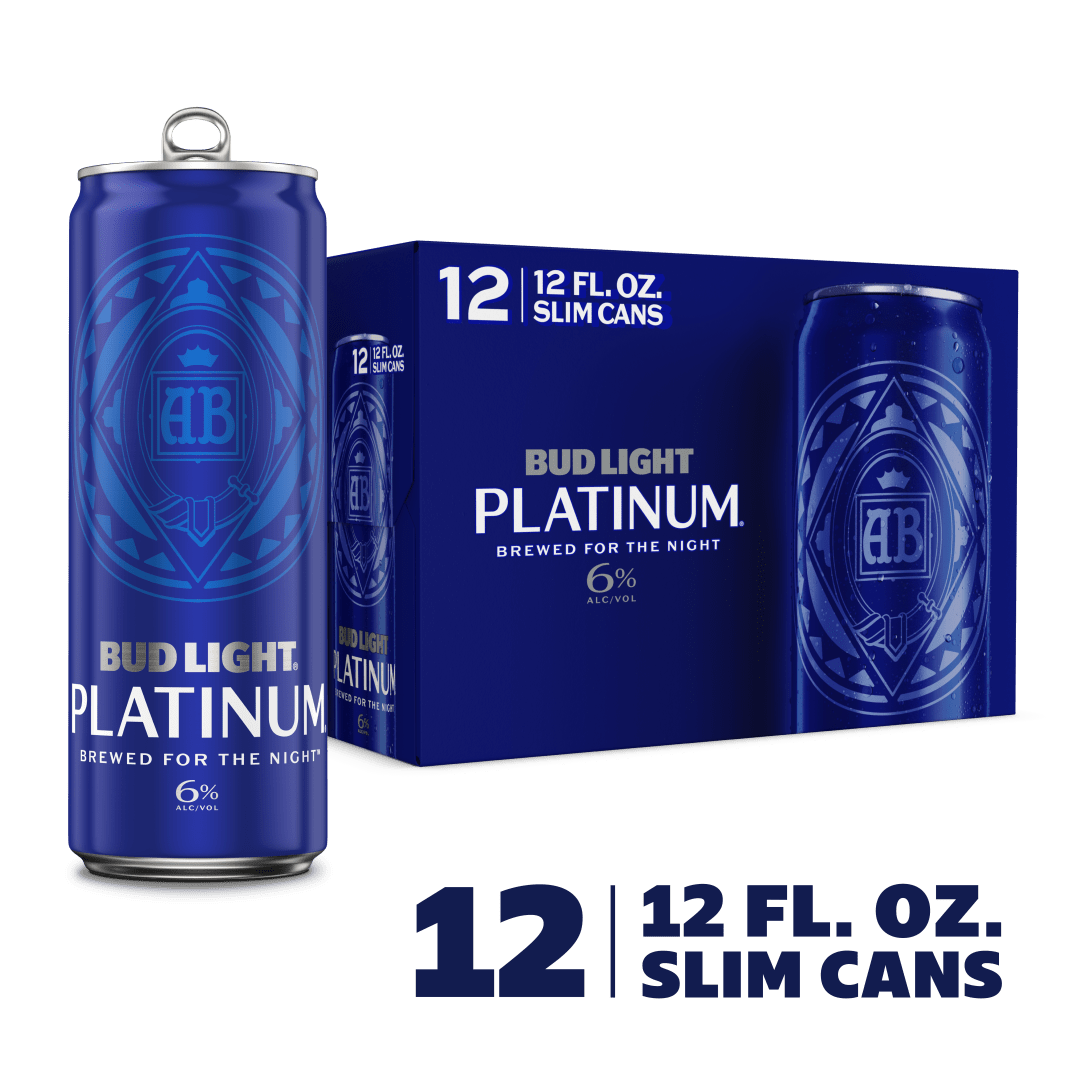 Bud Light Platinum Beer 12 - 12 fl oz Cans