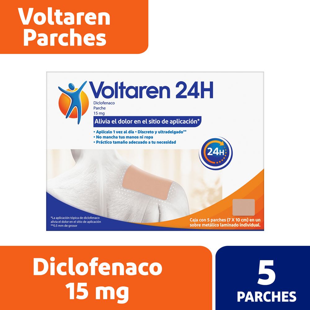 Voltaren 24H Parches Chicos 15mg