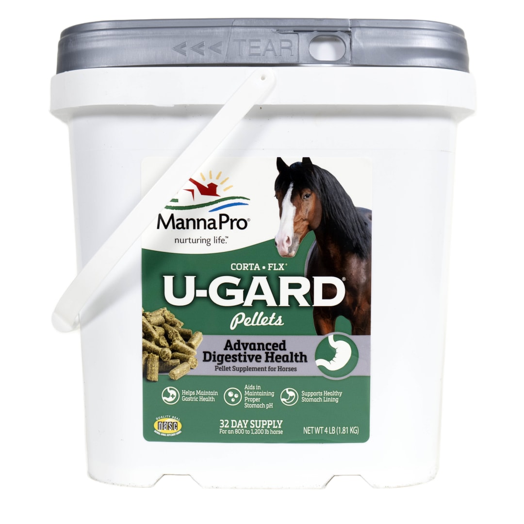 Corta-Flx U-Gard Pellets | Equine Digestive Supplement to Maintain Gastric Health | Helps Prevent Ulcer Formation | 4 LB