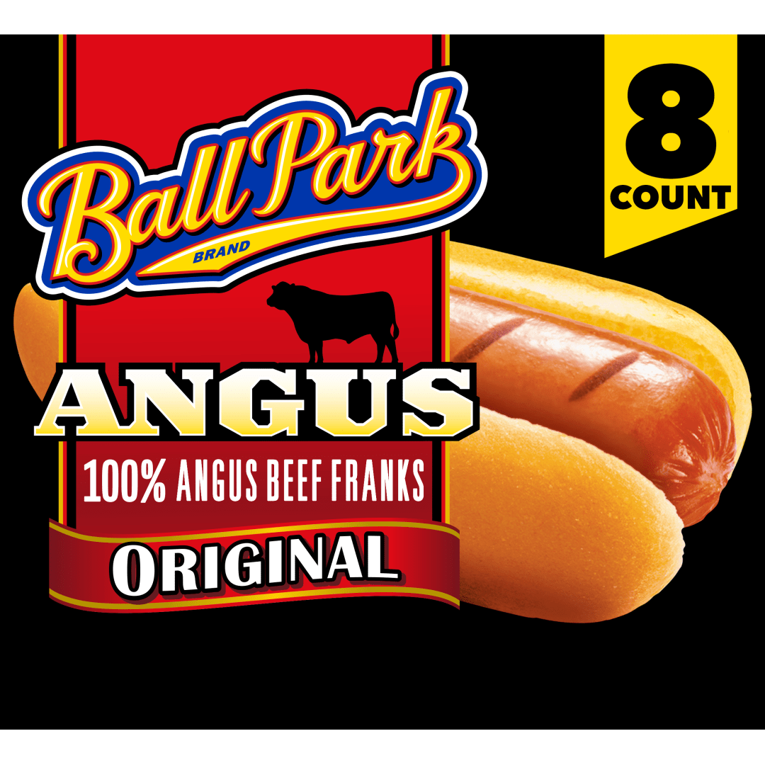Ball Park Angus Beef Hot Dogs, 8 Count