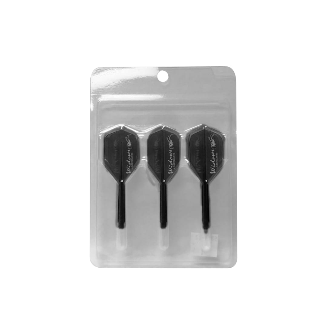 Laserdarts Flight/Shaft Slim Black