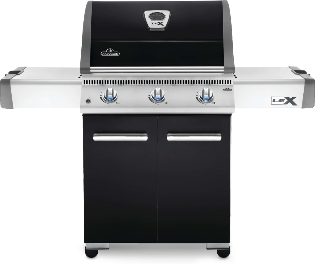 LEX 485 Propane Gas Grill, Black