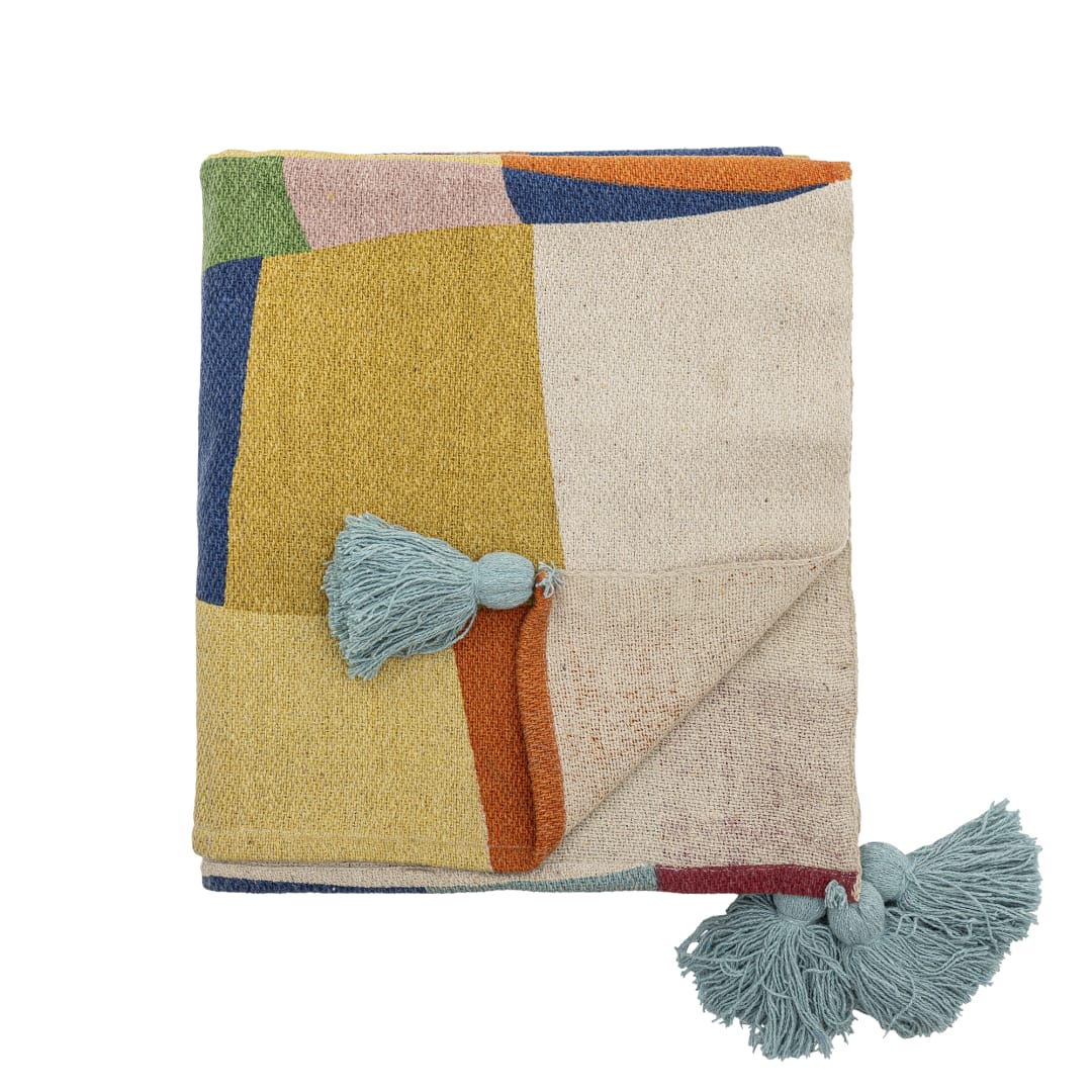 82062625 - Colorine Throw, Multi, Recycled Cotton STOCK: 269