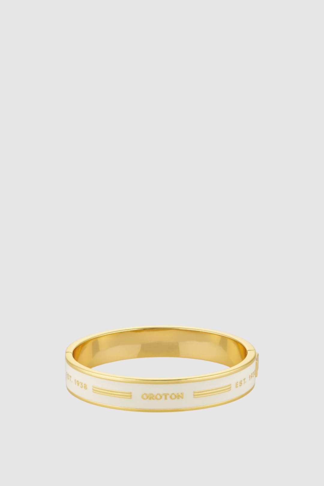 Heather Wide Enamel Bangle