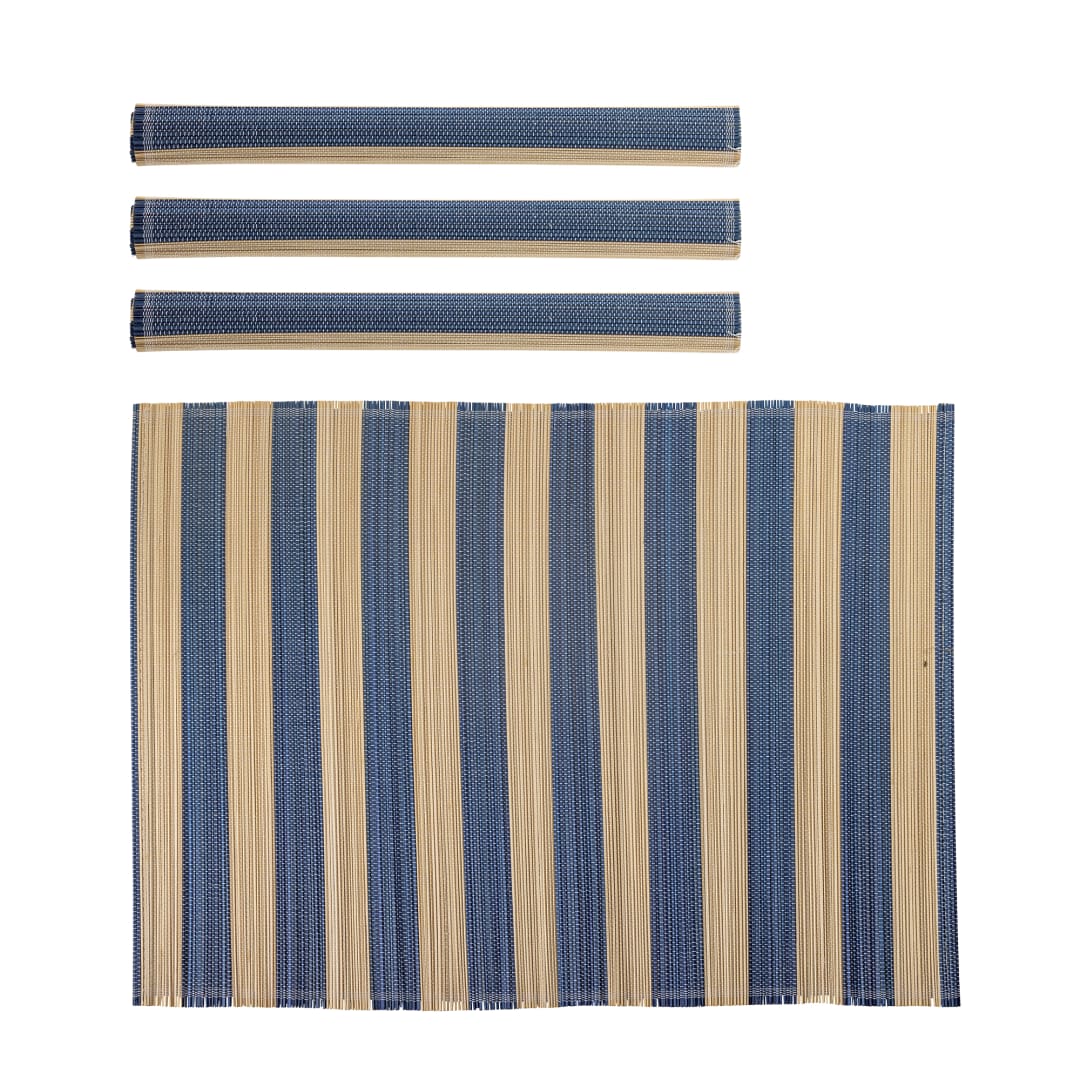 82064924 - Marola Placemat, Blue, Bamboo STOCK: 78