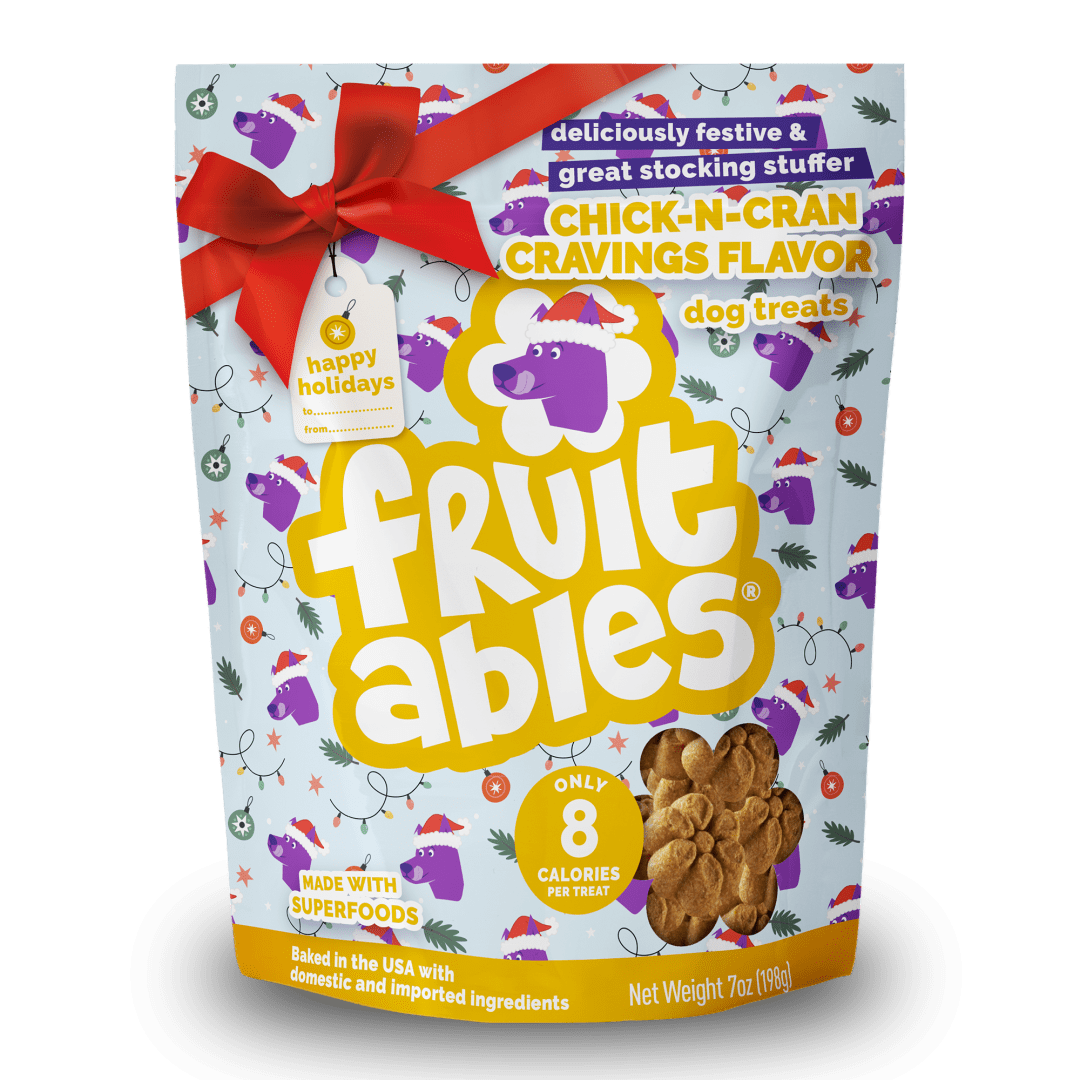 Fruitables Baked Dog Treats, Chick-N-Cran Cravings, Holiday Flavor, 7 Ounces