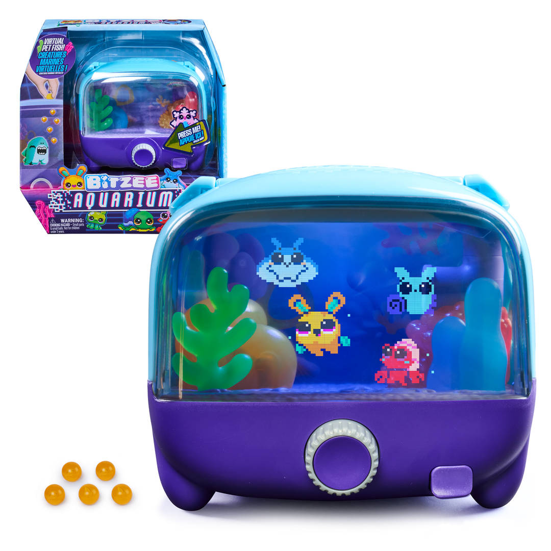 Bitzee Aquarium Interactive Fish Tank Toy & Digital Pet, Ages 5+