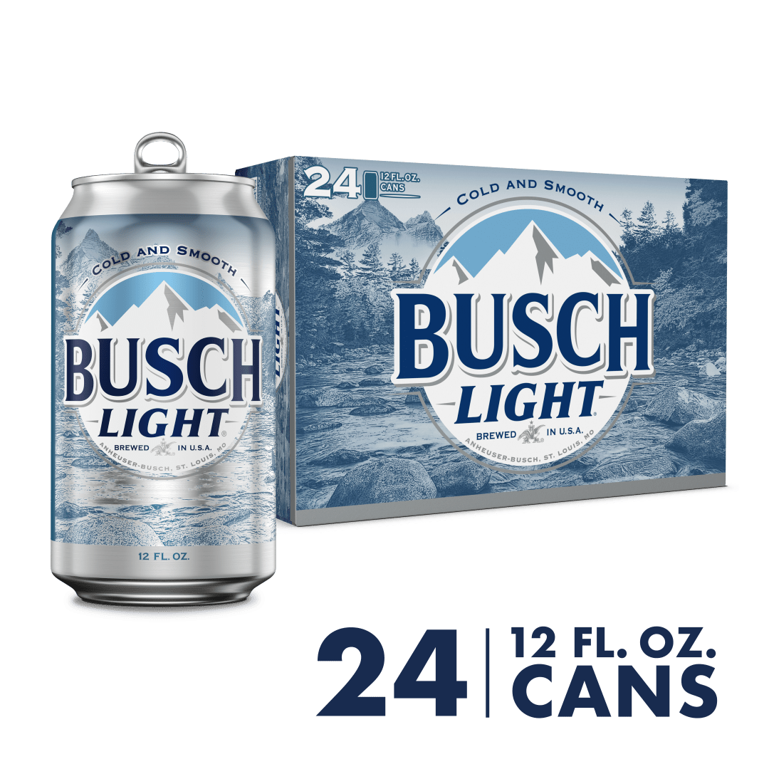 Busch Light Beer 24 - 12 fl oz Cans