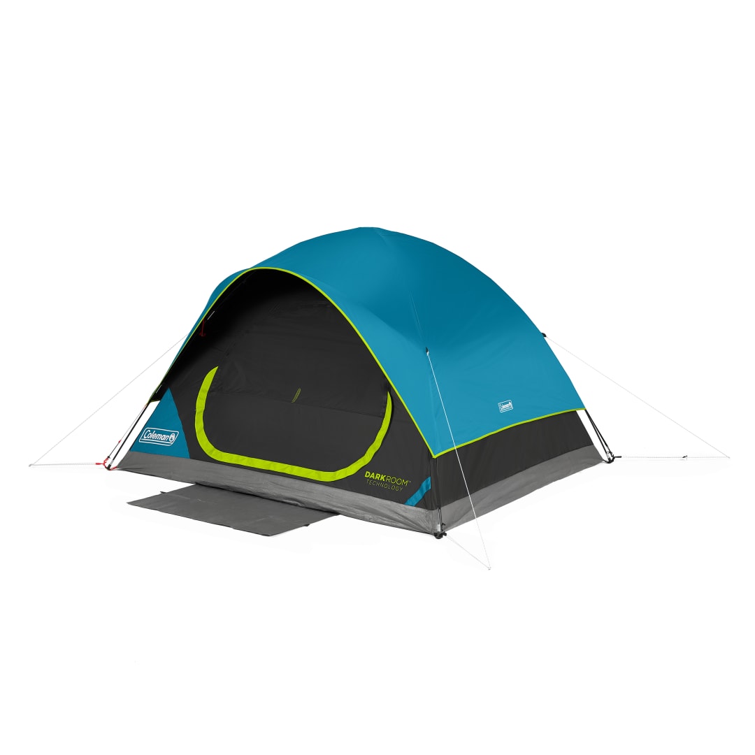 Coleman 4-Person Dark Room Stardome Camping Tent, Night Forest Green
